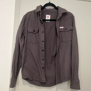 Topo Designs Men's Button-Down Shirt in Dusty Plum